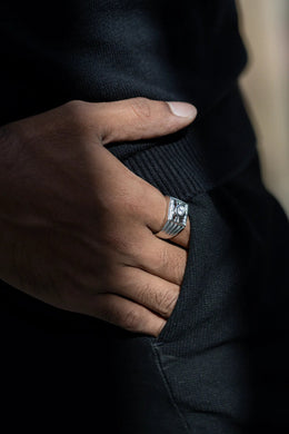 Romulus Men’s Silver Ring Parman