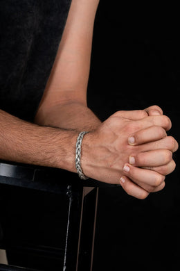 Drakon Men’s Silver Bracelet Parman