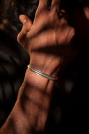 Rudrak Men's Silver Kada