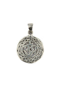 Sacred Om Ethnic Silver Pendant Parman