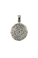 Sacred Om Ethnic Silver Pendant Parman