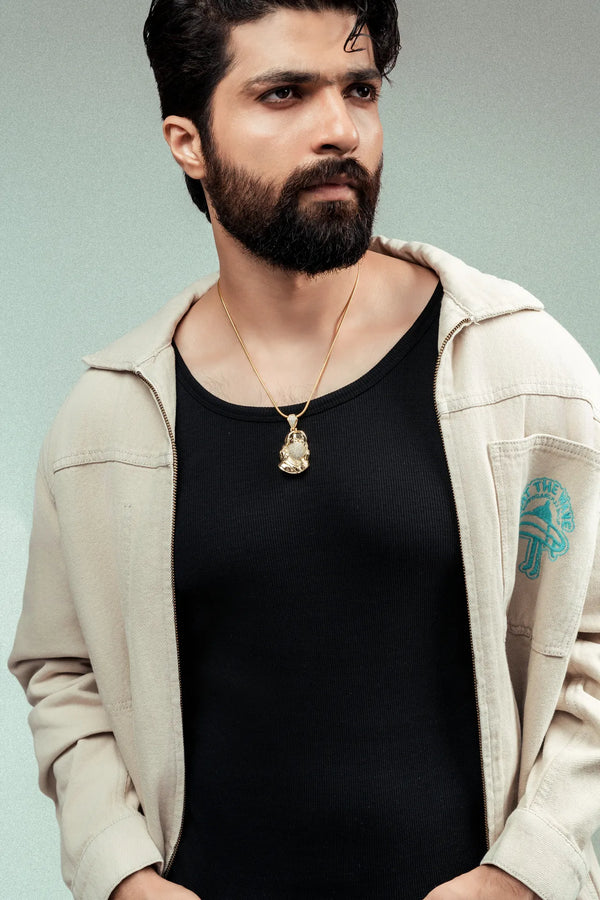 Saint Hustler Silver Pendant