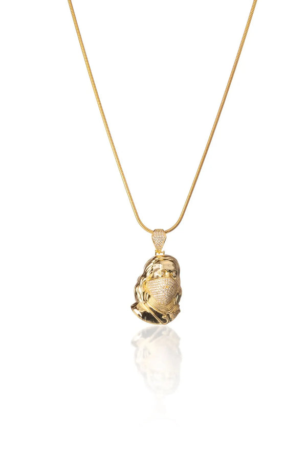 Saint Hustler Silver Pendant