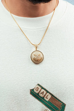 Say Less Silver Pendant