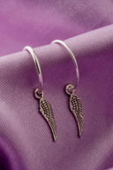 Seraphine Silver Hoops
