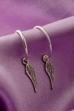 Seraphine Silver Hoops