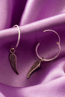 Seraphine Silver Hoops