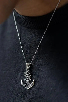Ship Anchor Men’s Silver Pendant Parman