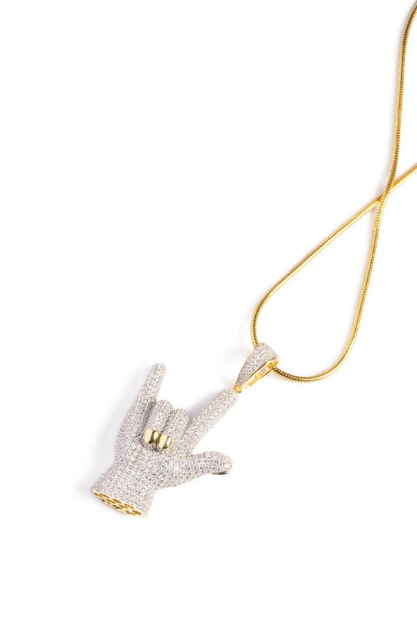 Sign Off Silver Pendant