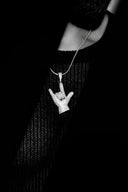 Sign Off Silver Pendant