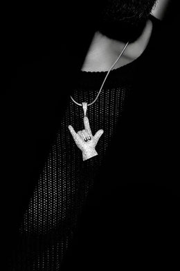 Sign Off Silver Pendant