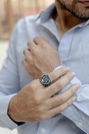 Skull Ahoy Men’s Silver Ring Parman