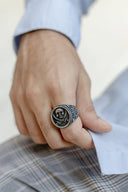 Skull Ahoy Men’s Silver Ring Parman