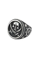 Skull Ahoy Men’s Silver Ring Parman