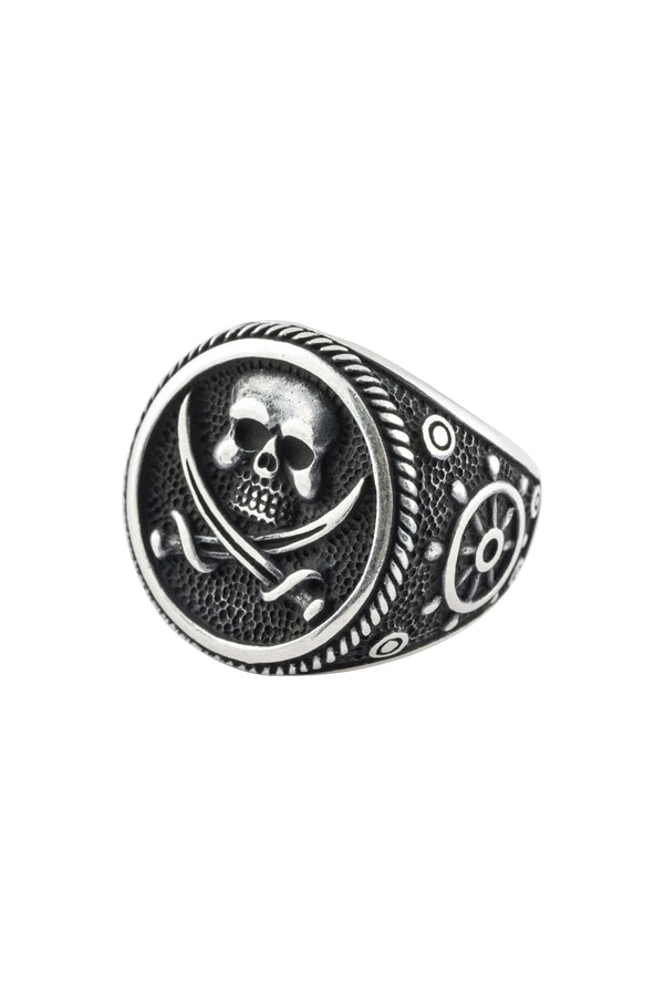 Skull Ahoy Men’s Silver Ring Parman