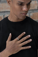 Skullhead Men’s Silver Ring Parman