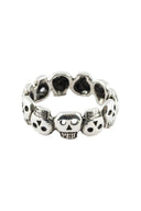 Skullhead Men’s Silver Ring Parman