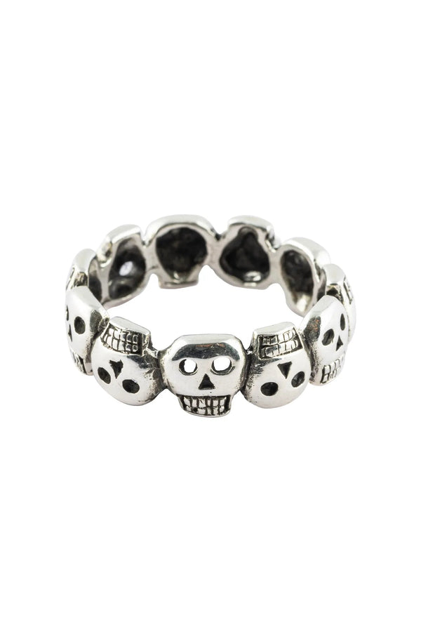 Skullhead Men’s Silver Ring Parman