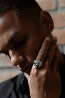 Skullband Men’s Silver Ring Parman