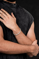 Spiro Men’s Silver Bracelet Parman