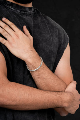 Spiro Men’s Silver Bracelet Parman