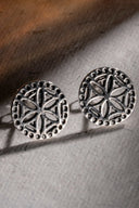 Starry Mandala Silver Studs