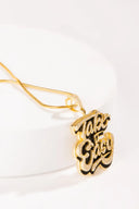Take it Easy Silver Pendant