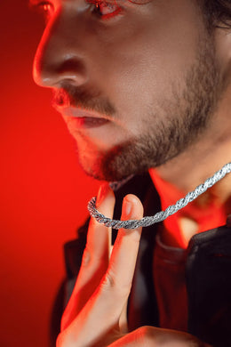 Basilisk Men's Silver Chain