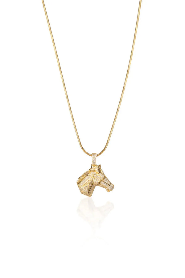 The Victory Run Silver Pendant