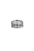 Tribal Bloom Silver Ring