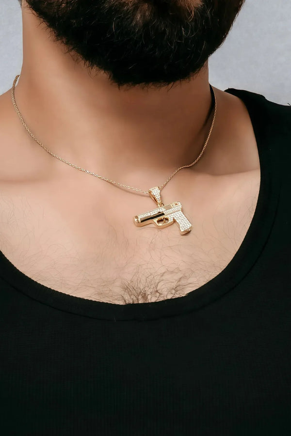 Trigger Silver Pendant