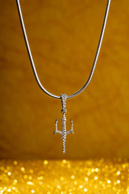 Trinity Glow Silver Pendant