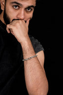 Valor Vortex Men’s Silver Bracelet Parman