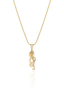 Venom Drip Silver Pendant