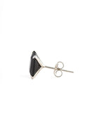 Imperium Black Men’s Silver Earrings (Square)