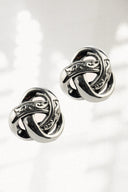 Atomic Charm Silver Earrings Parman