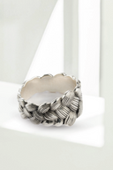 Futura Braided Silver Ring