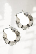 Myrtle Aqua Silver Earrings Parman