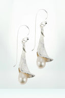 Amelia Pearl Silver Earrings Parman