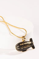 World is Yours Silver Pendant