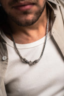 Wrymfang Men's Silver Chain