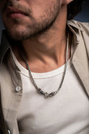 Wrymfang Men's Silver Chain