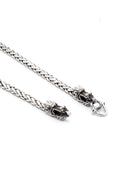 Wrymfang Men's Silver Chain