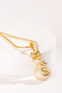 Money Moves Silver Pendant