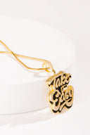 Take it Easy Silver Pendant