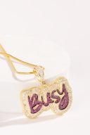 Don't Call Me Silver Pendant